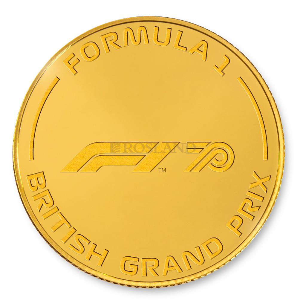 1/4 Unze Goldmünze Formel 1® 70 Jahre - British Grand Prix PP