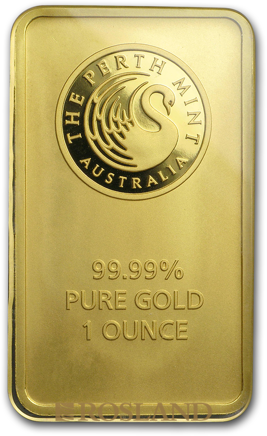 1 Unze Goldbarren Perth Mint Schwan Design