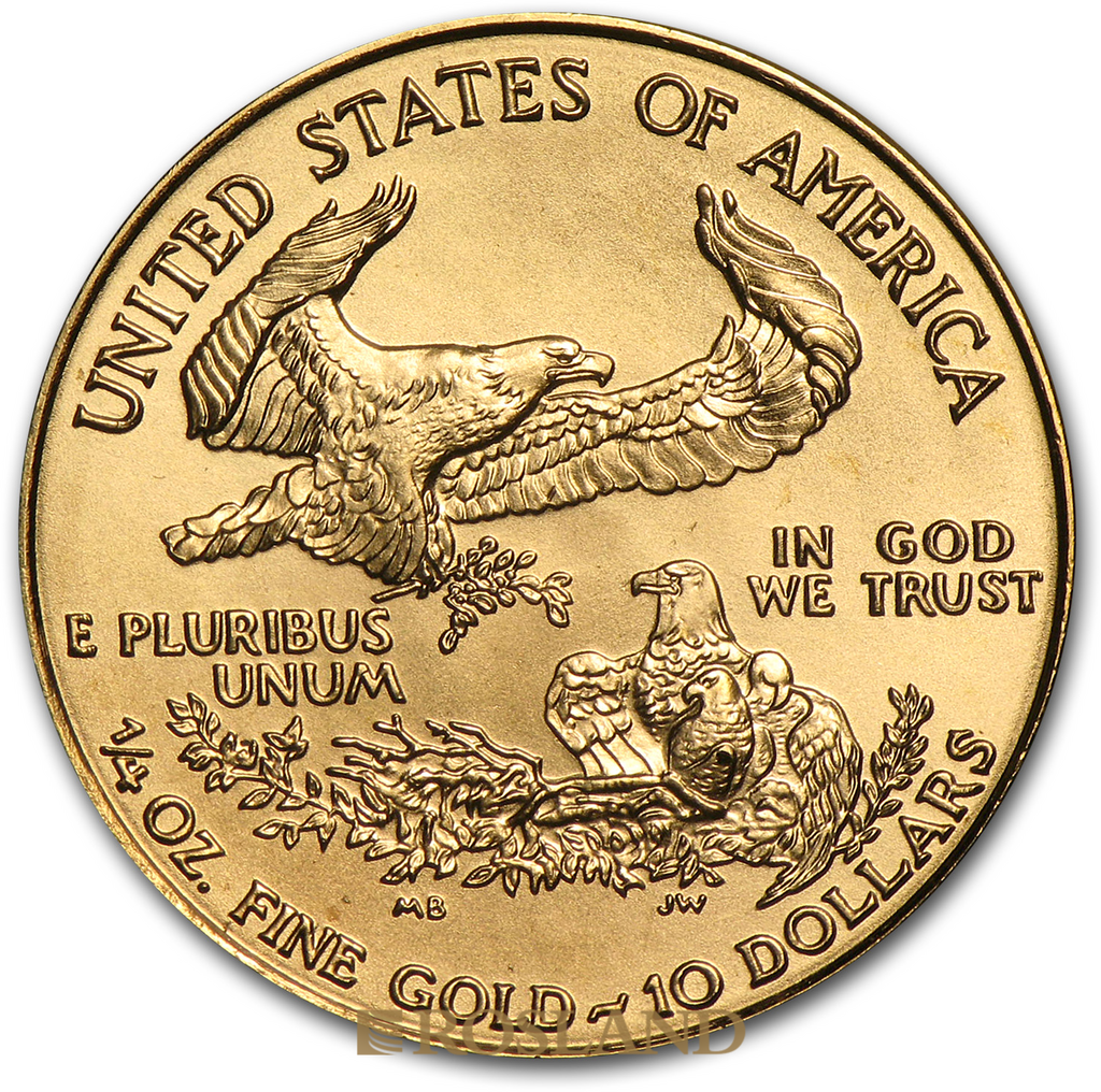 1/4 Unze Goldmünze American Eagle 1999