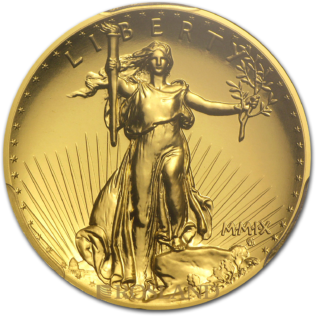 1 Unze Goldmünze American Liberty 2009 PCGS MS-70 (FS, UHR)