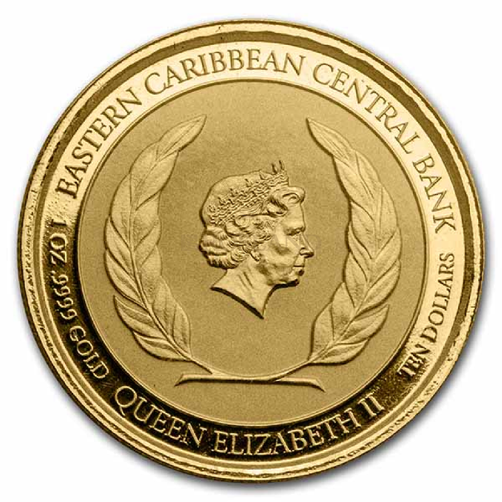 1 Unze Goldmünze EC8 Anguilla Coat of Arms 2020 (Blister, Zertifikat)