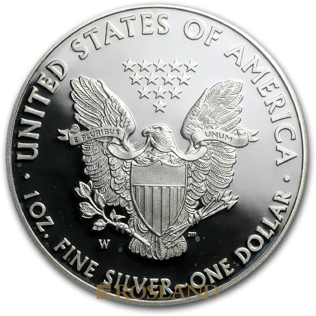 1 Unze Silbermünze American Eagle 2014 (W) PP PCGS PR-70 DCAM