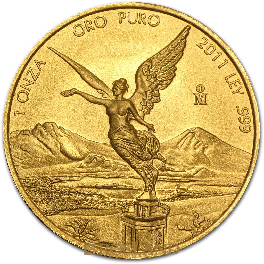 1 Unze Goldmünze Mexican Libertad 2011