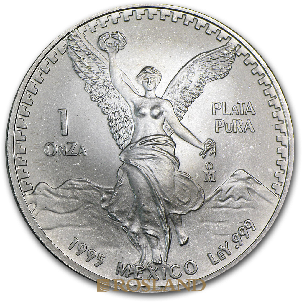 1 Unze Silbermünze Mexican Libertad 1995