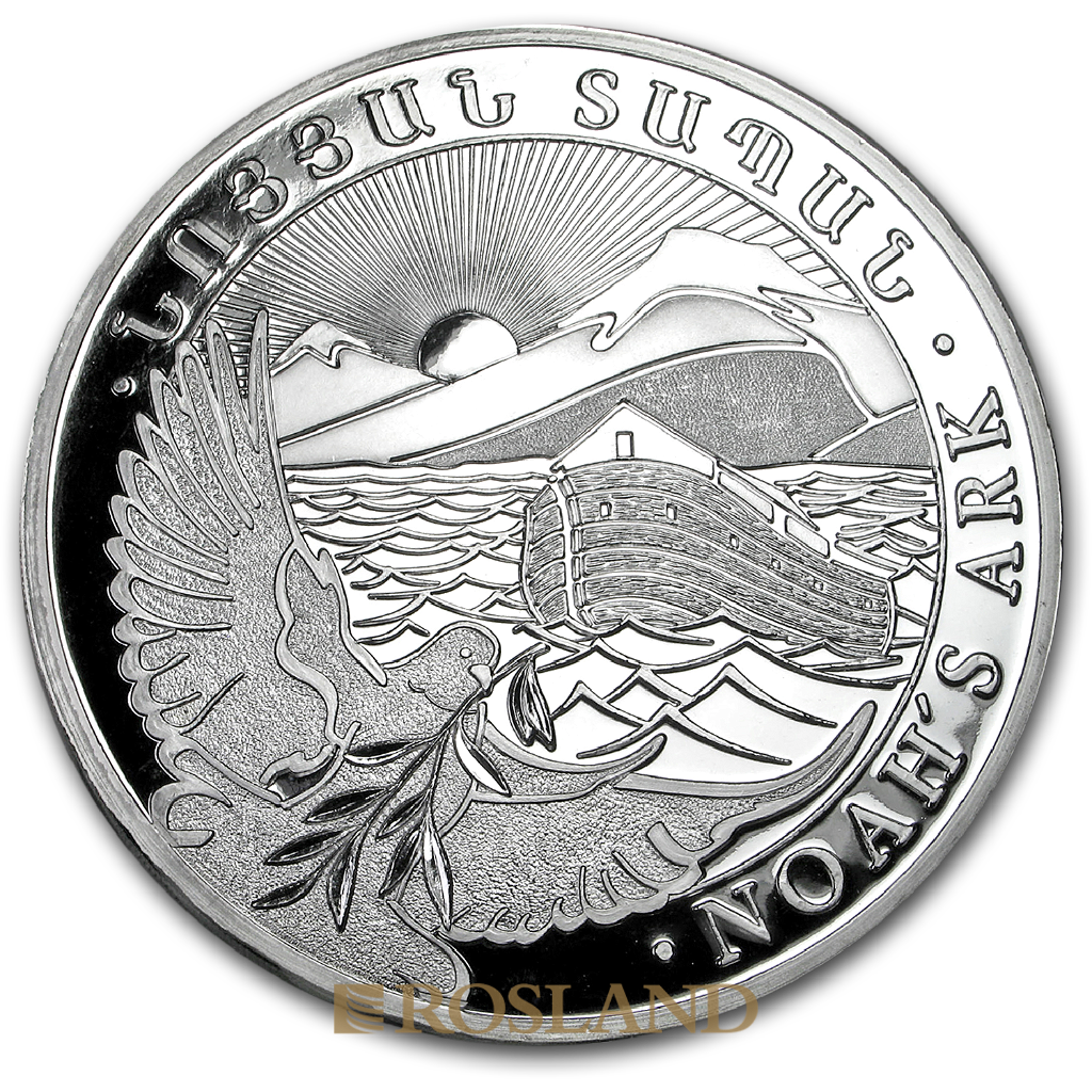 1 Kilogramm Silbermünze Armenien Arche Noah 2013