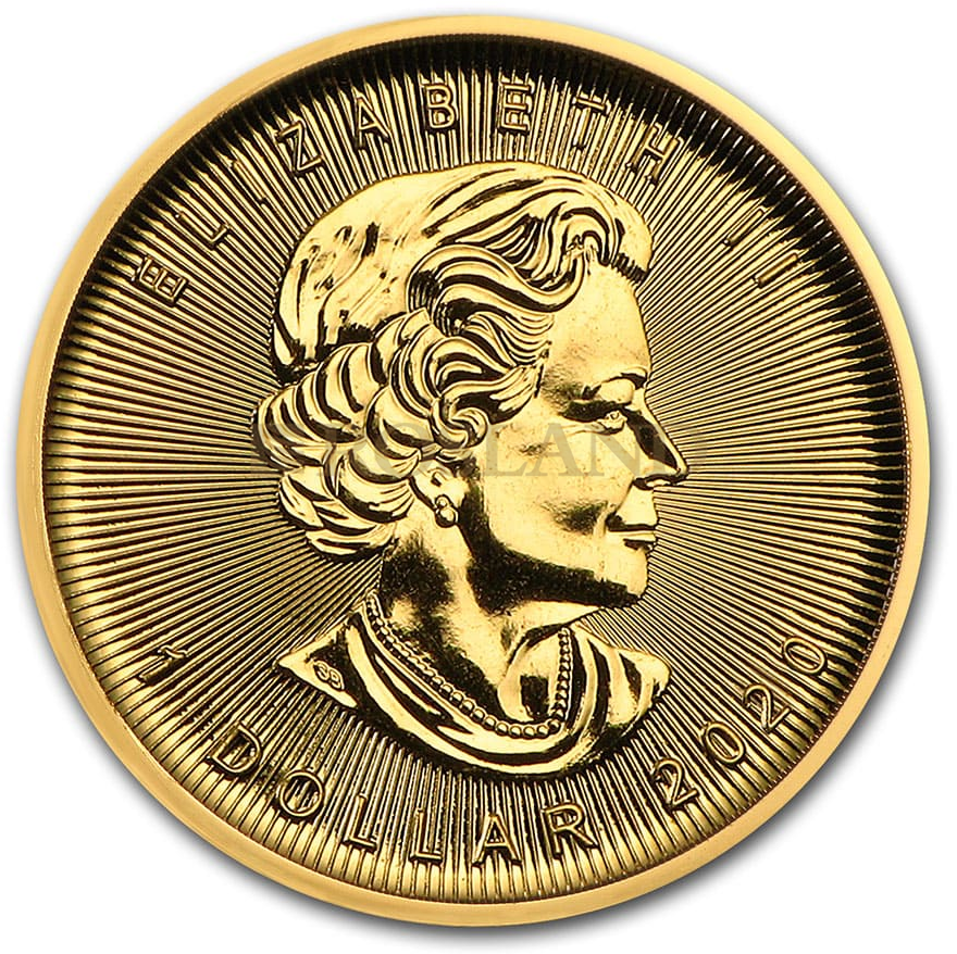 1/20 Unze Goldmünze Kanada Maple Leaf 2020