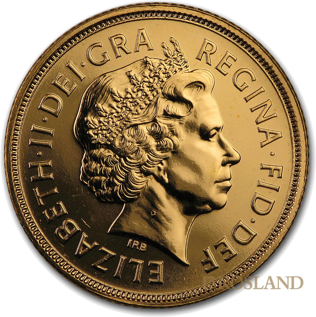 1 Sovereign Goldmünze Großbritannien 2010
