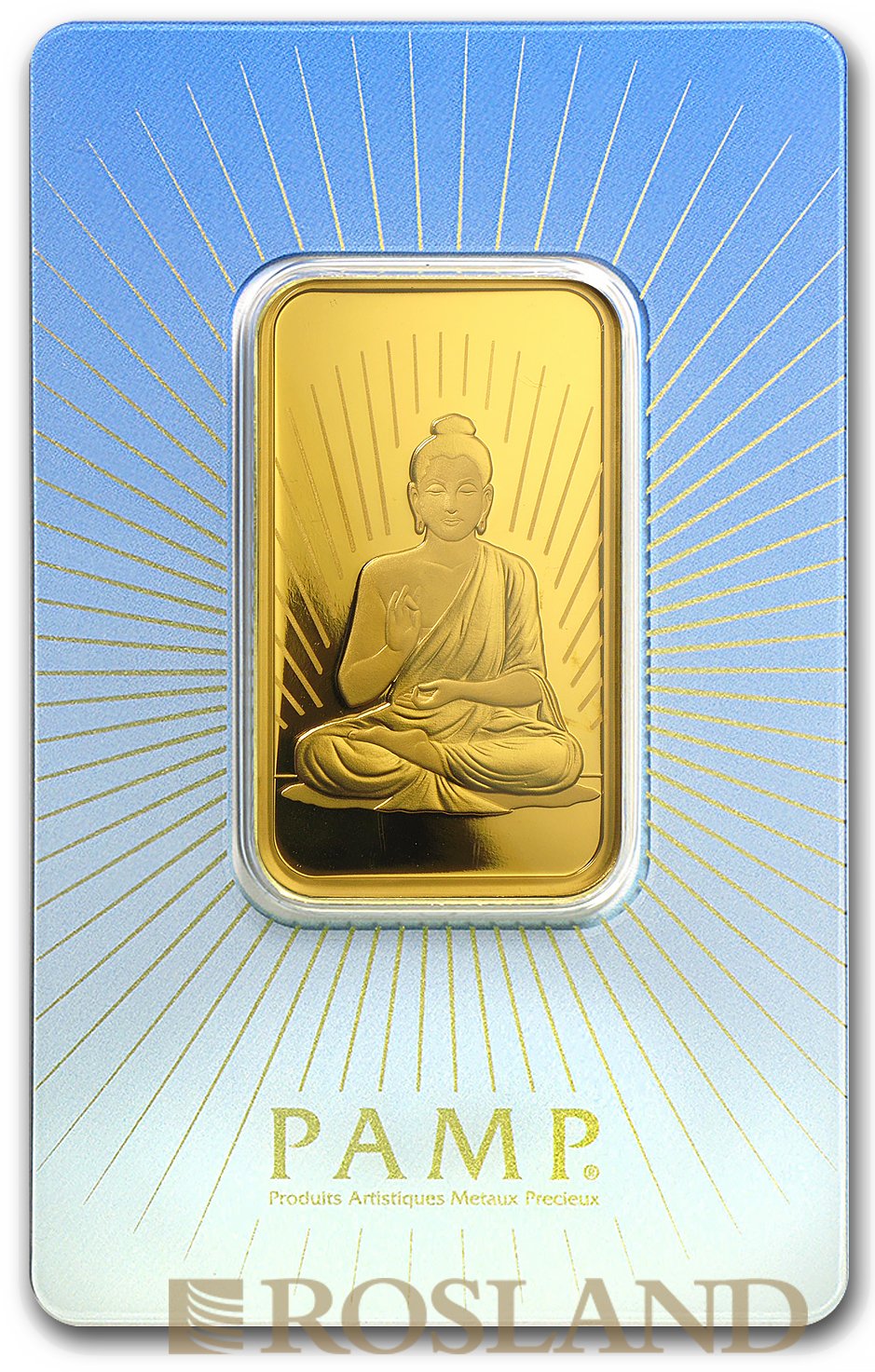 1 Unze Goldbarren PAMP Religion - Buddha