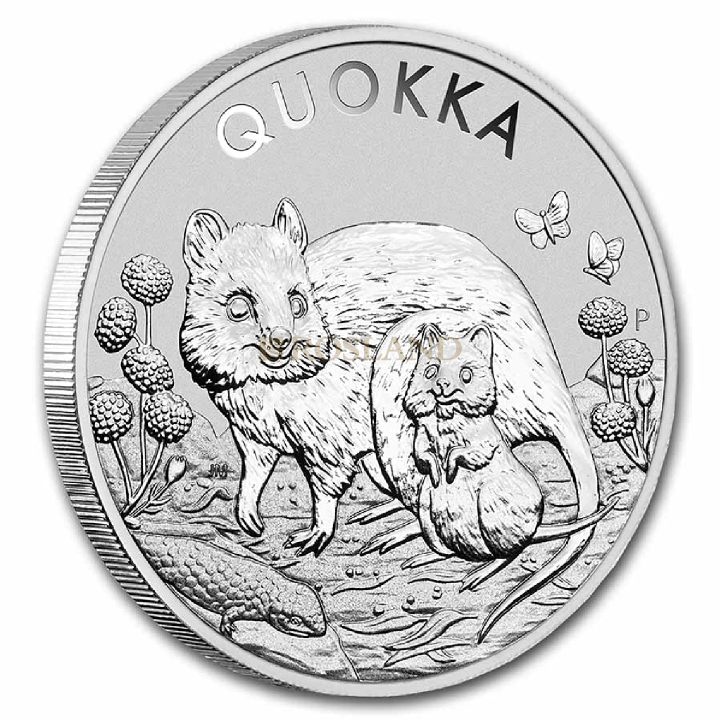 1 Unze Silbermünze Perth Mint Quokka 2021