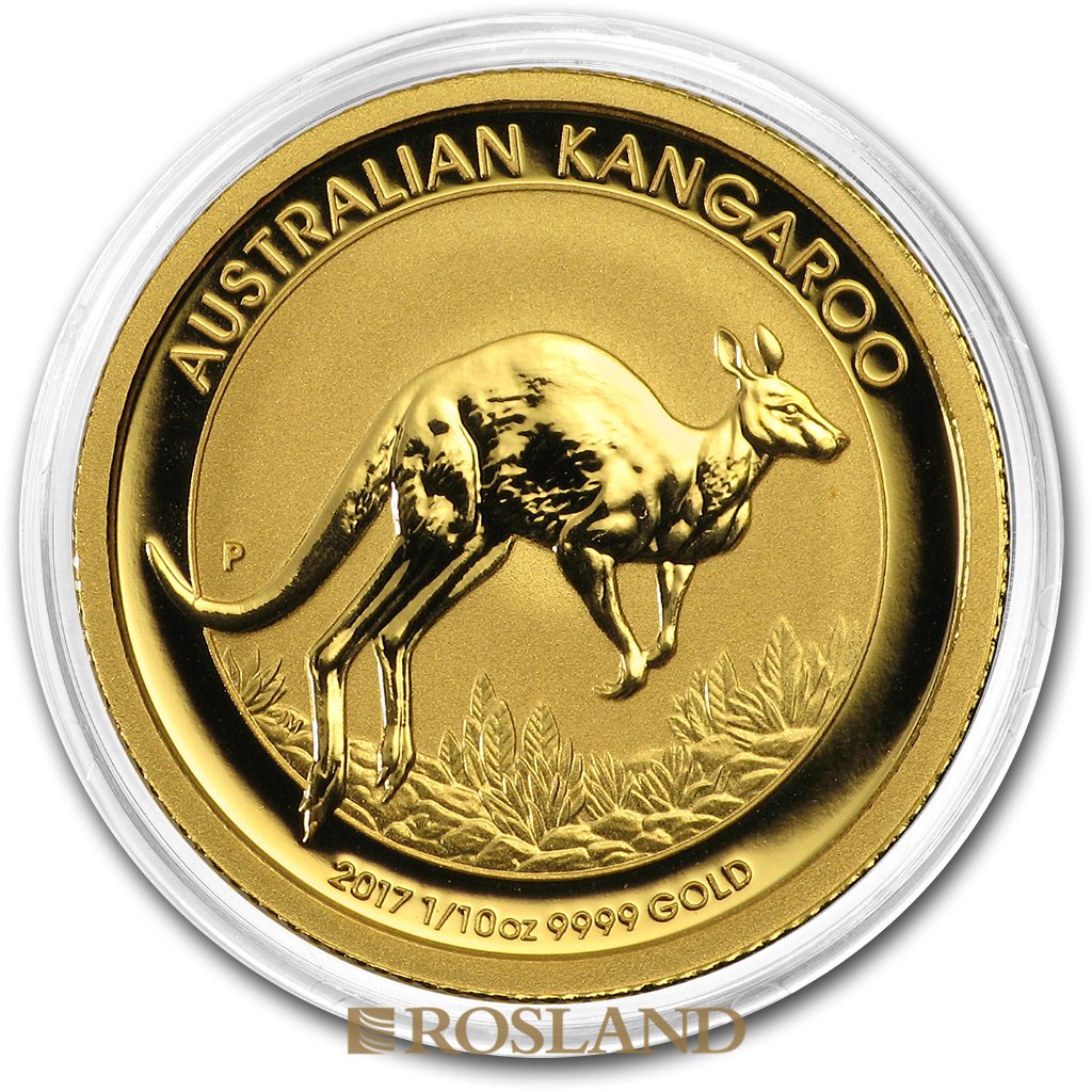 1/10 Unze Goldmünze Australien Känguru 2017