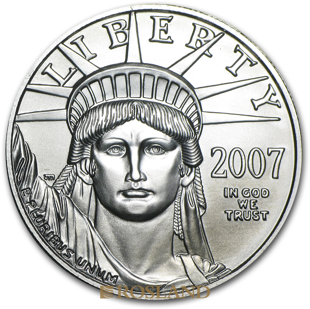 1 Unze Platinmünze American Eagle 2007