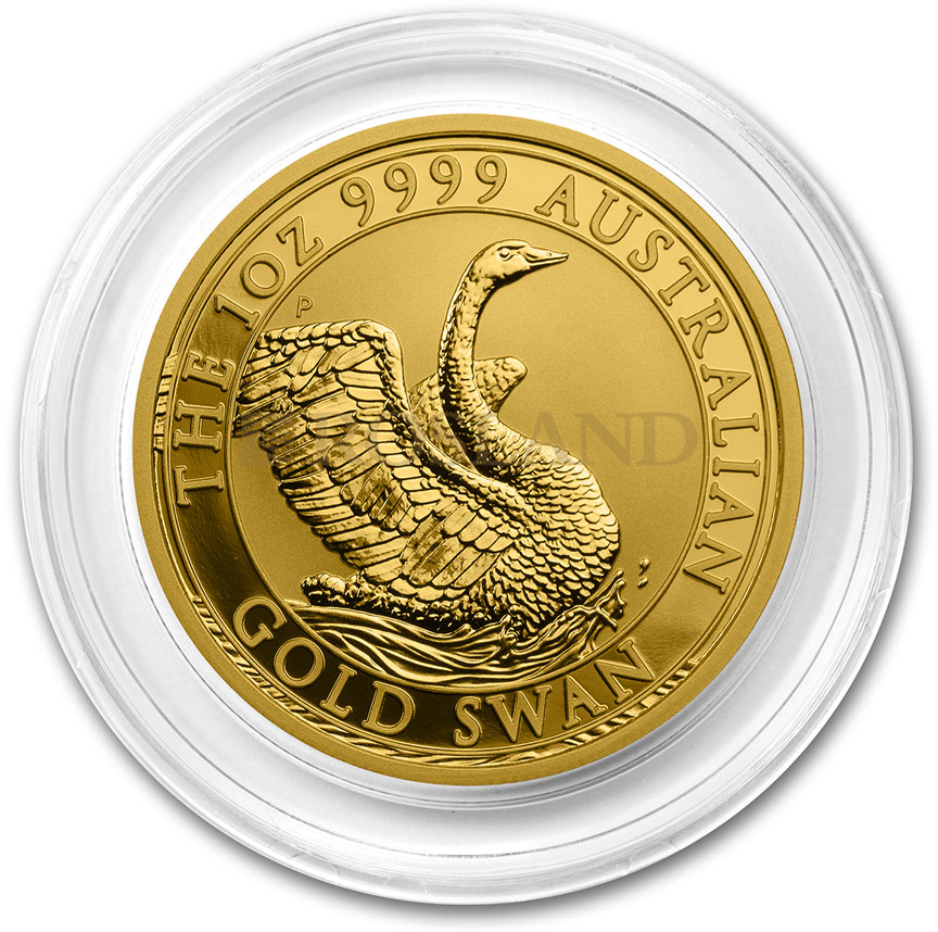 1 Unze Goldmünze Australien Schwan 2020