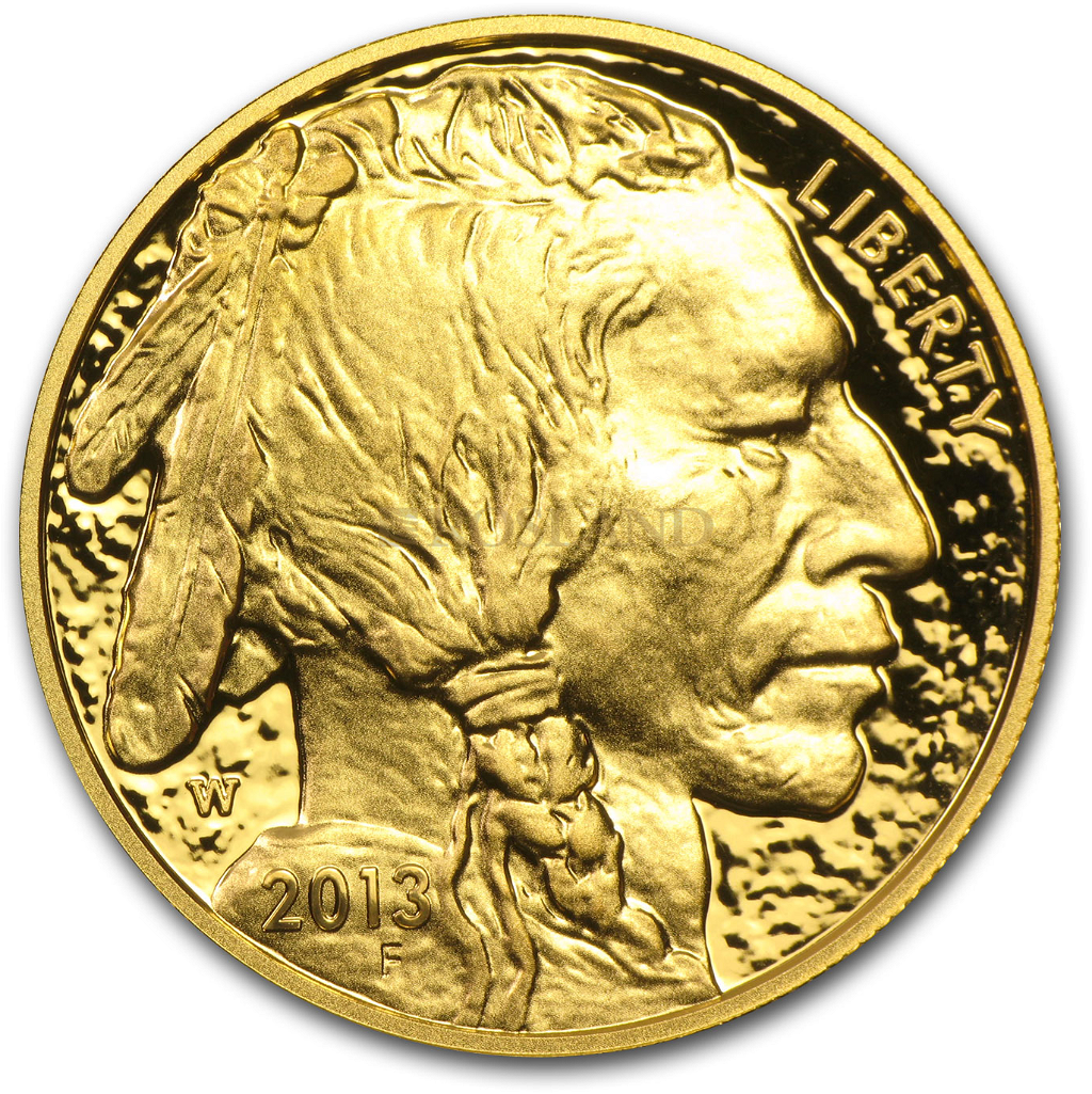 1 Unze Goldmünze American Buffalo 2013 PP (Box, Zertifikat)