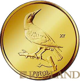 20 Euro Goldmünze Heimische Vögel - Pirol 2017 Hamburg (J)