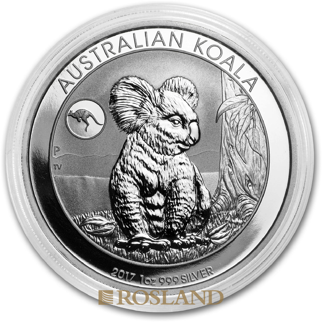 1 Unze Silbermünze Koala 2017 (Känguru Privy)