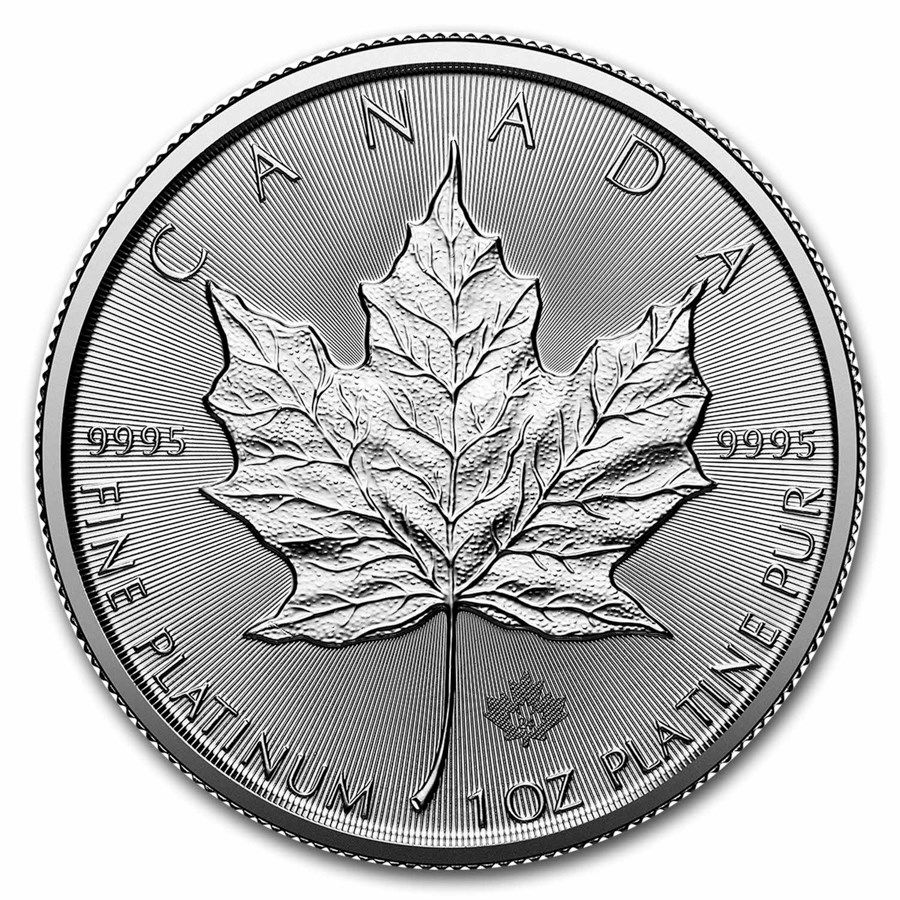 1 Unze Platinmünze Kanada Maple Leaf 2024