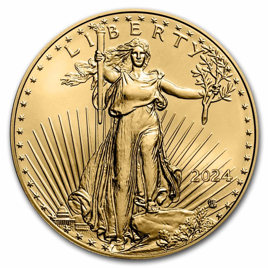1 Unze Goldmünze American Eagle 2024