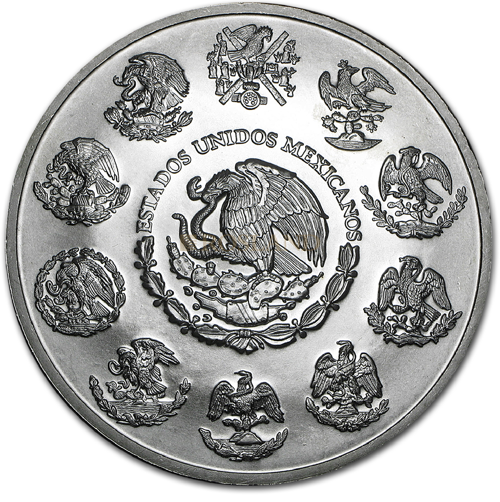 5 Unzen Silbermünze Mexican Libertad 2003