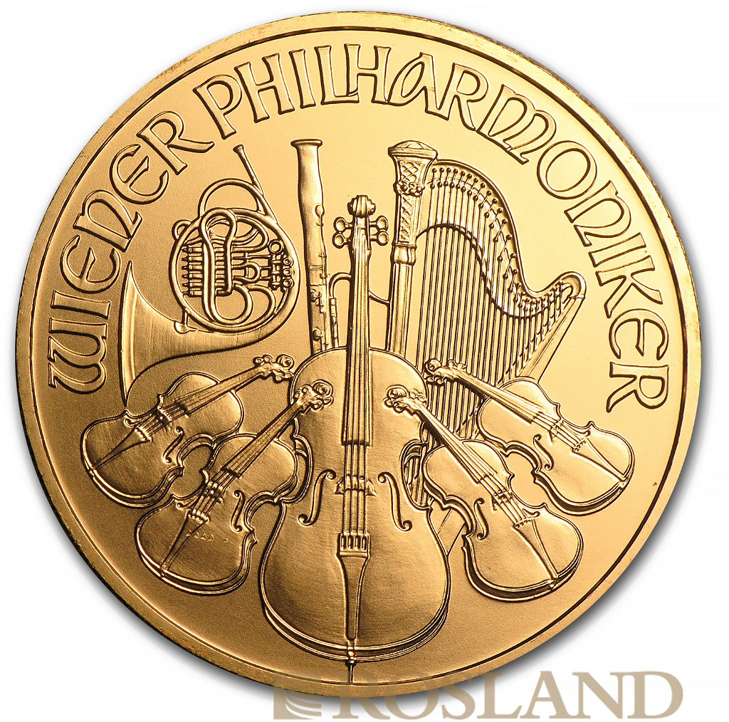 1 Unze Goldmünze Wiener Philharmoniker 2011