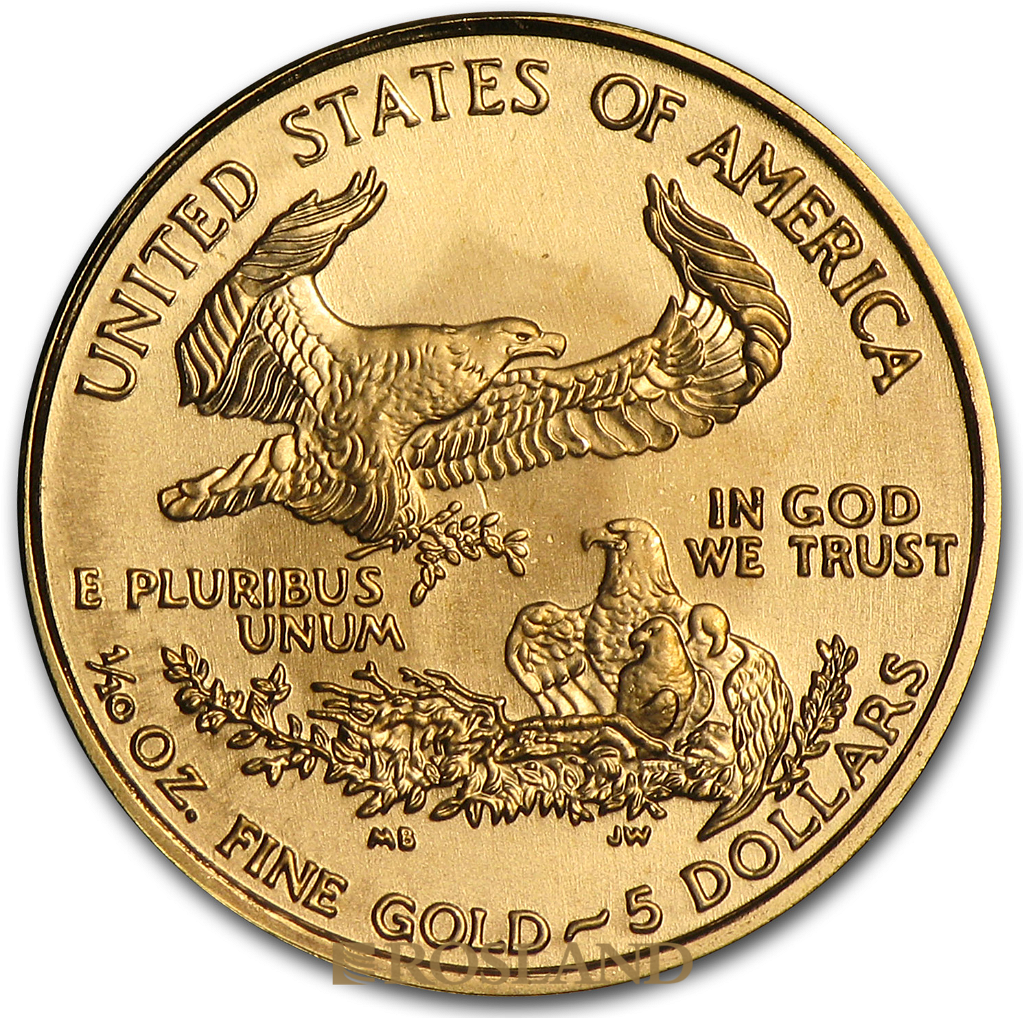 1/10 Unze Goldmünze American Eagle 2001