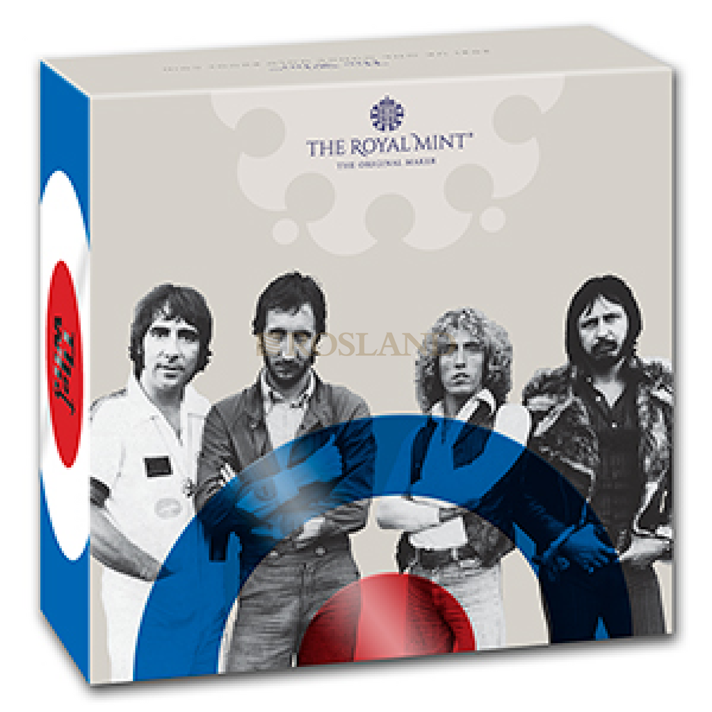 1 Unze Goldmünze GB Musiklegenden - The Who 2021 PP (Box, Zertifikat)