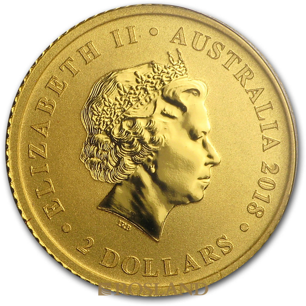 1/2 Gramm Goldmünze Australien Känguru 2018 (Blister, Zertifikat)