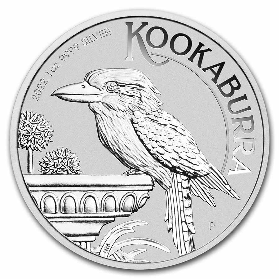 1 Unze Silbermünze Australien Kookaburra 2022 