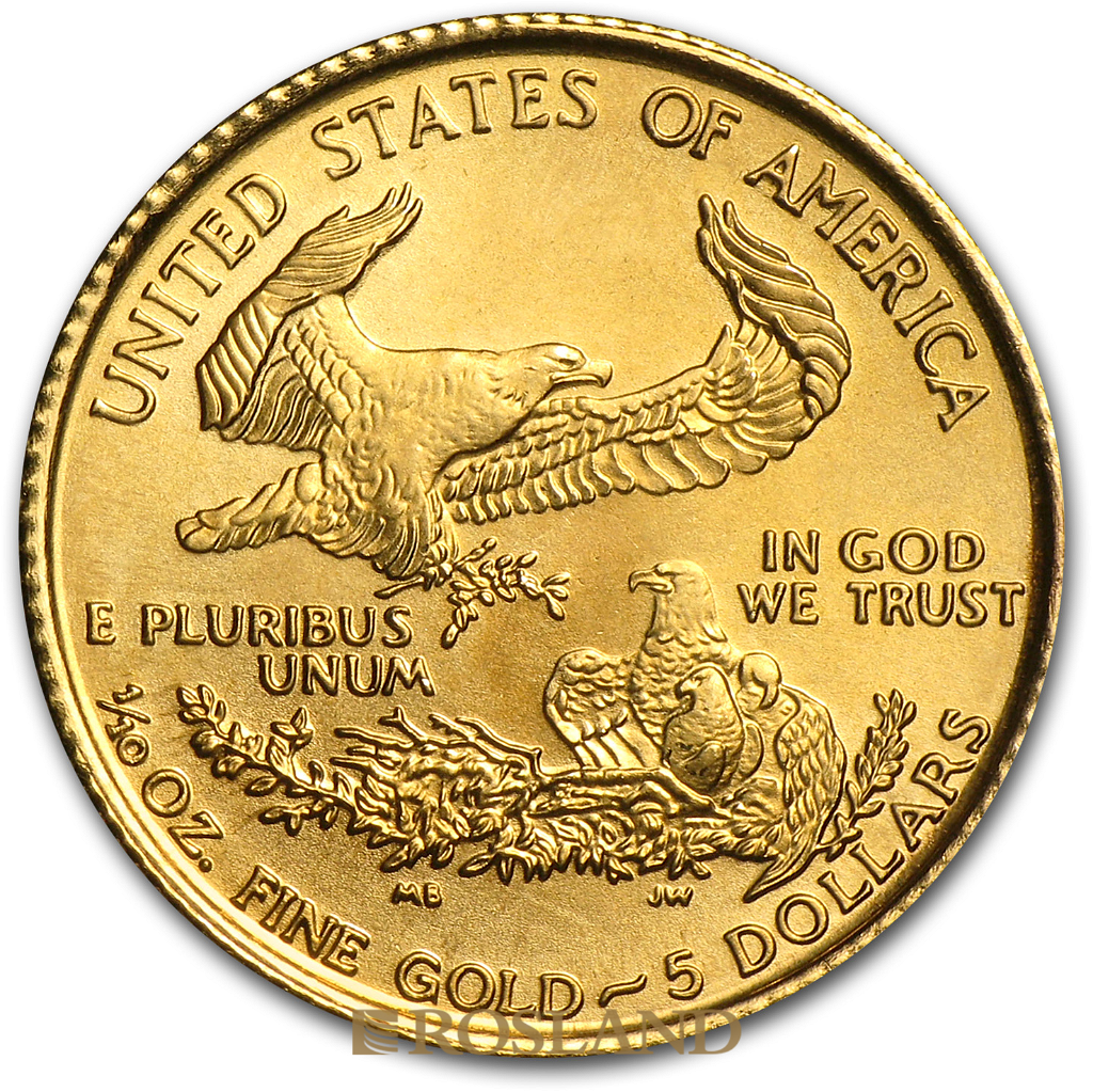 1/10 Unze Goldmünze American Eagle 1999