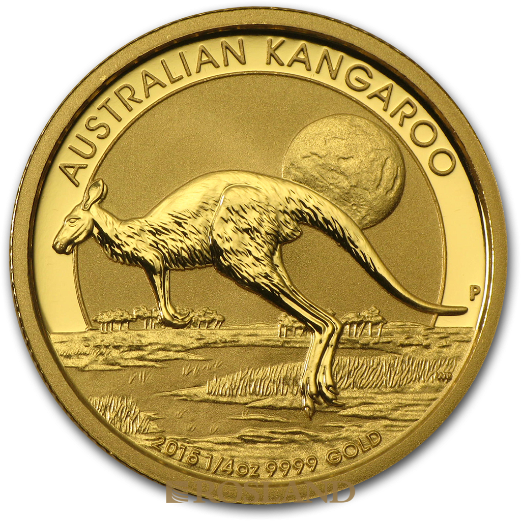 1/4 Unze Goldmünze Australien Känguru 2015