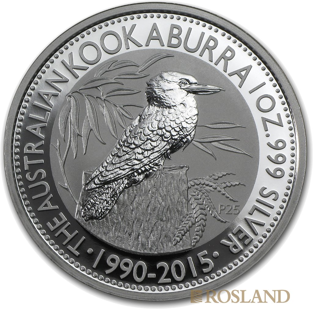 1 Unze Silbermünze Kookaburra 2015