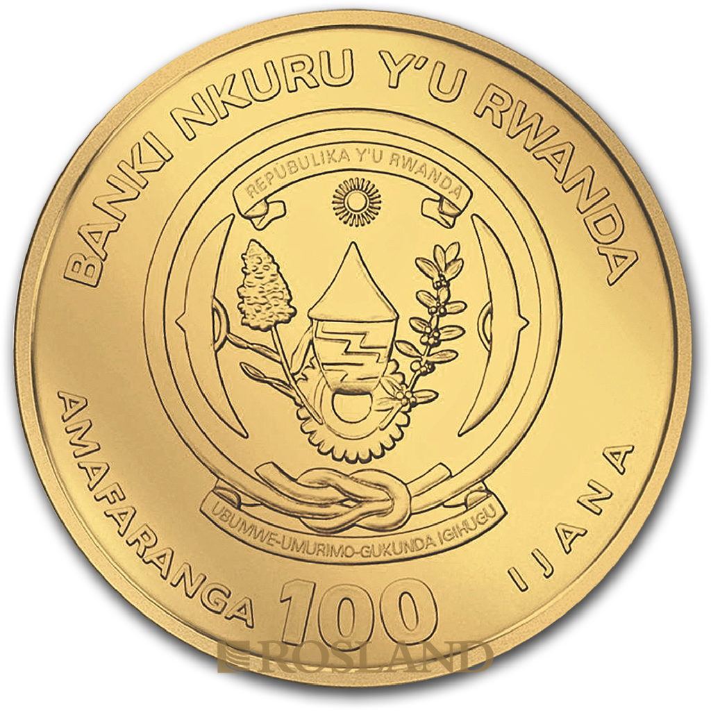 1 Unze Goldmünze Ruanda Nautical Endeavour 2018