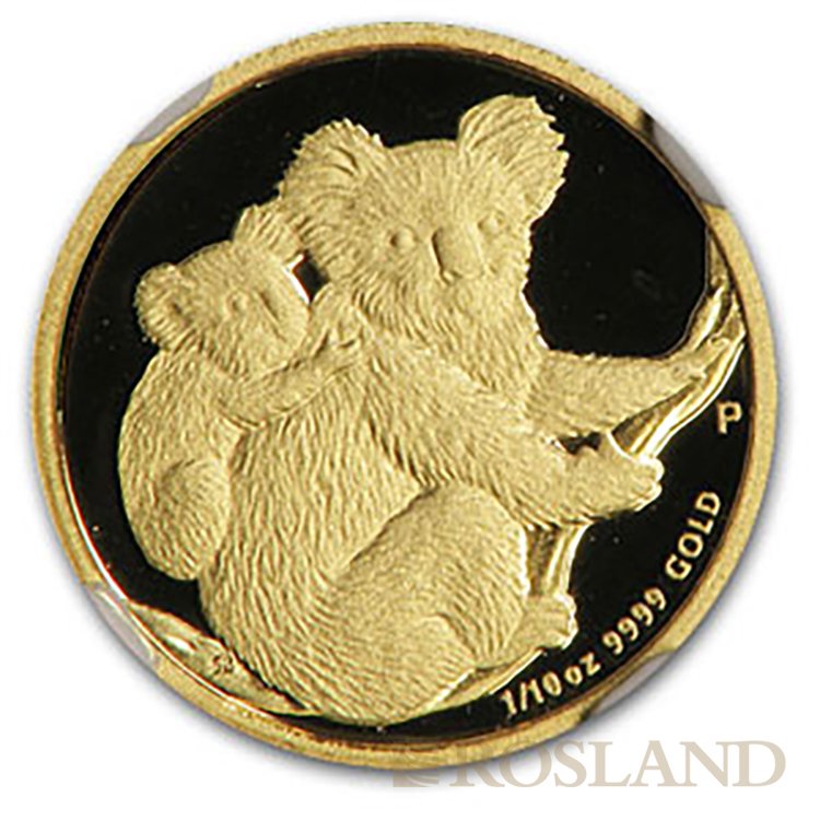 1/10 Unze Goldmünze Australien Koala PP 2008 NGC PF-69