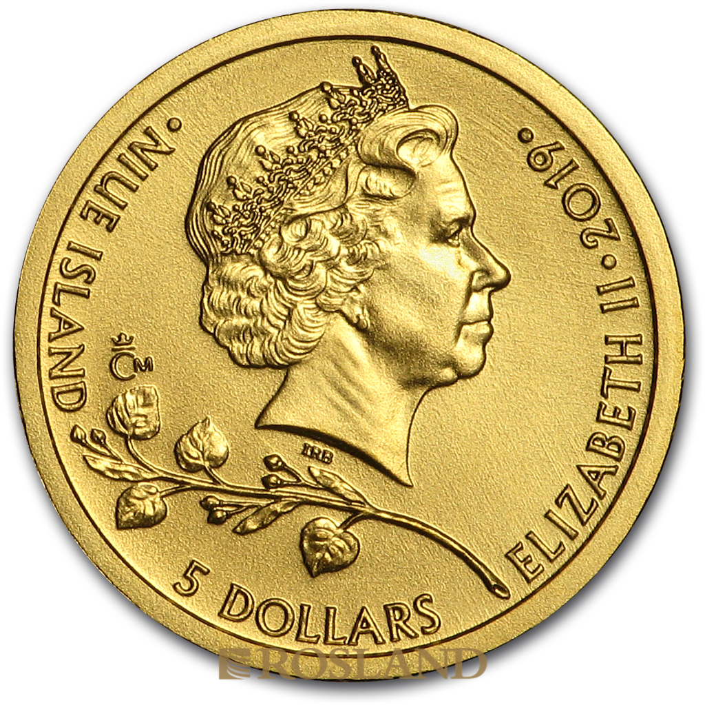 1/25 Unzen Goldmünze Tschechischer Löwe 2019