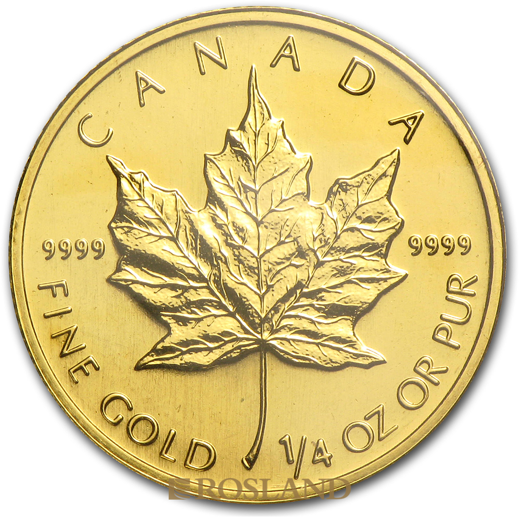 1/4 Unze Goldmünze Kanada Maple Leaf 1997