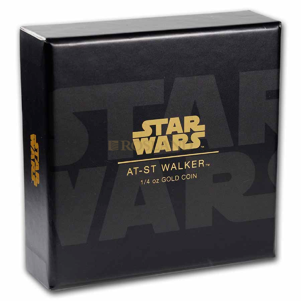 1/4 Unze Goldmünze Star Wars™ AT-ST Walker 2022 PP (Box, Zertifikat)