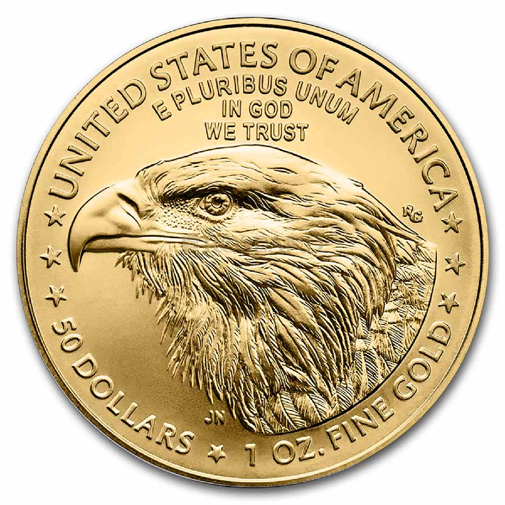 1 Unze Goldmünze American Eagle 2023 PCGS MS-70 First Day (Black Label)