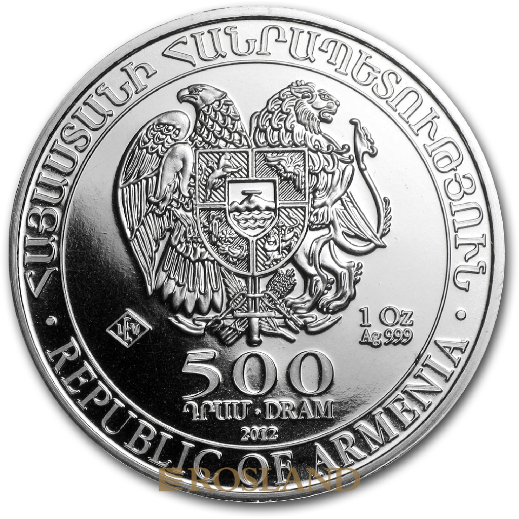 1 Unzen Silbermünze Armenien Arche Noah 2012