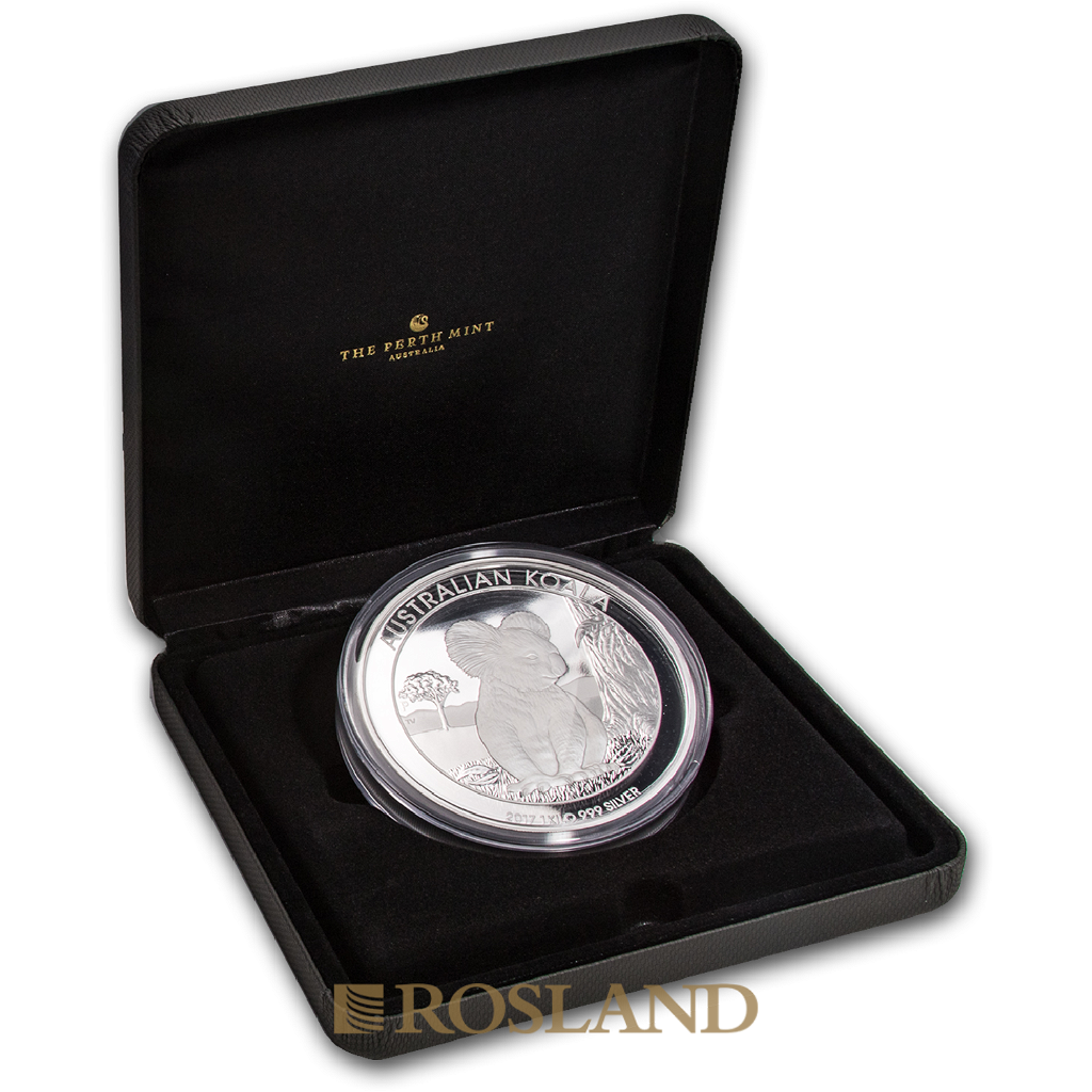 1 Kilogramm Silbermünze Koala 2017 PP (Box, Zertifikat)