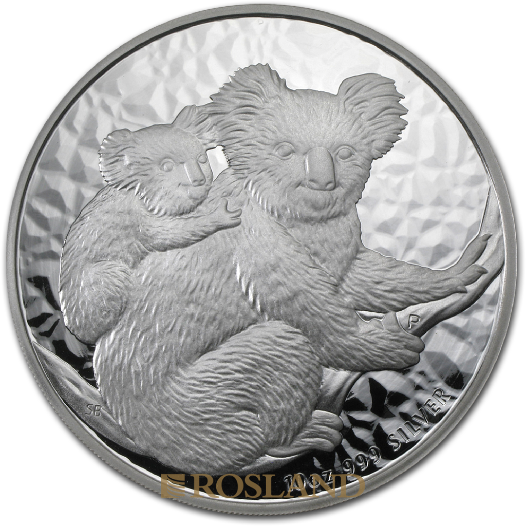 10 Unzen Silbermünze Koala 2008