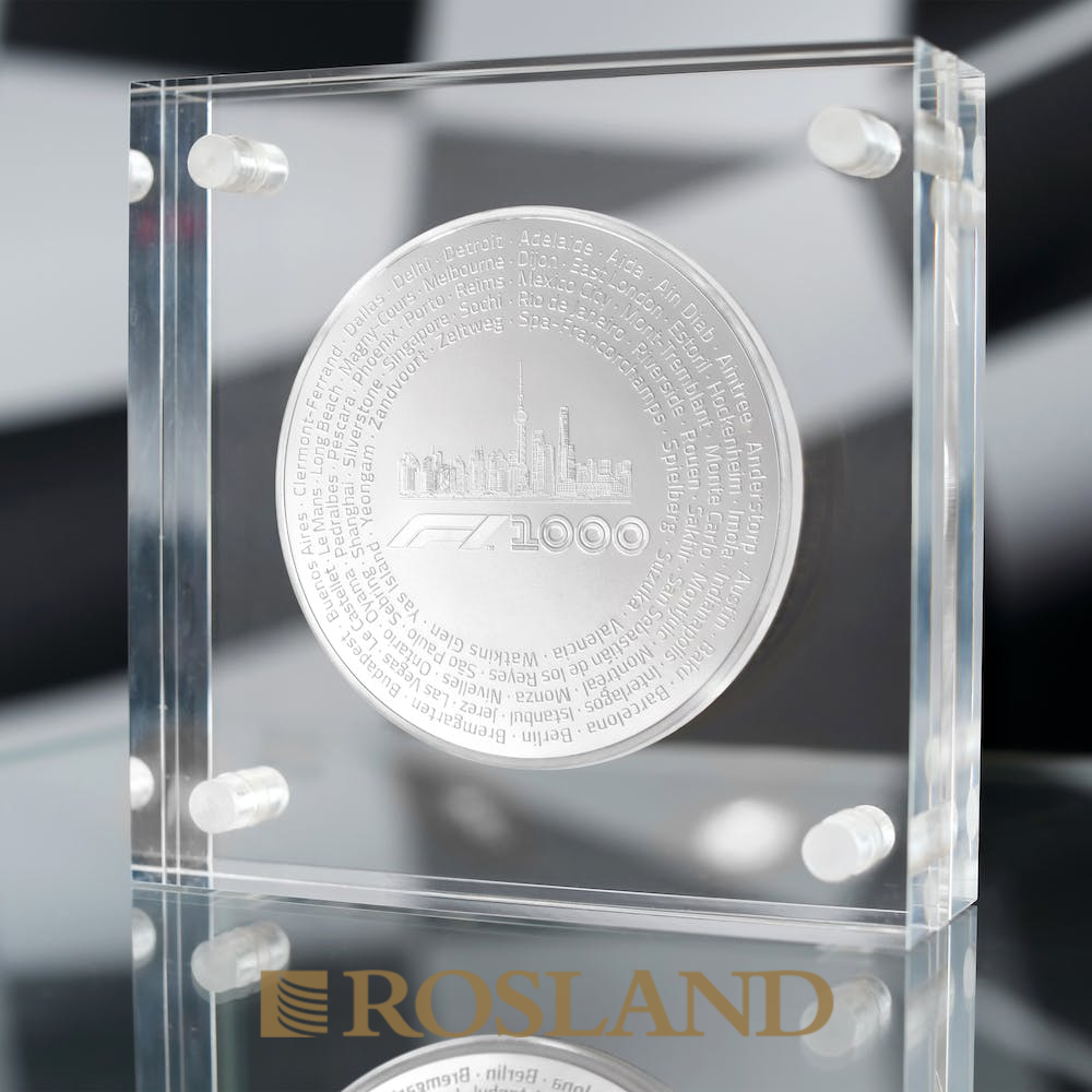 1 Kilogramm Silbermünze Formel 1® 1000 2019 PP (Box, Zertifikat)