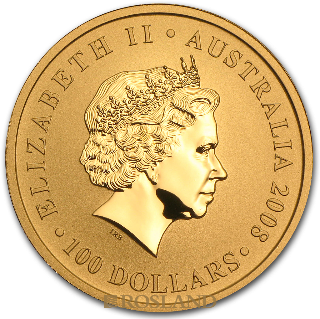 1 Unze Goldmünze Australien Känguru 2008