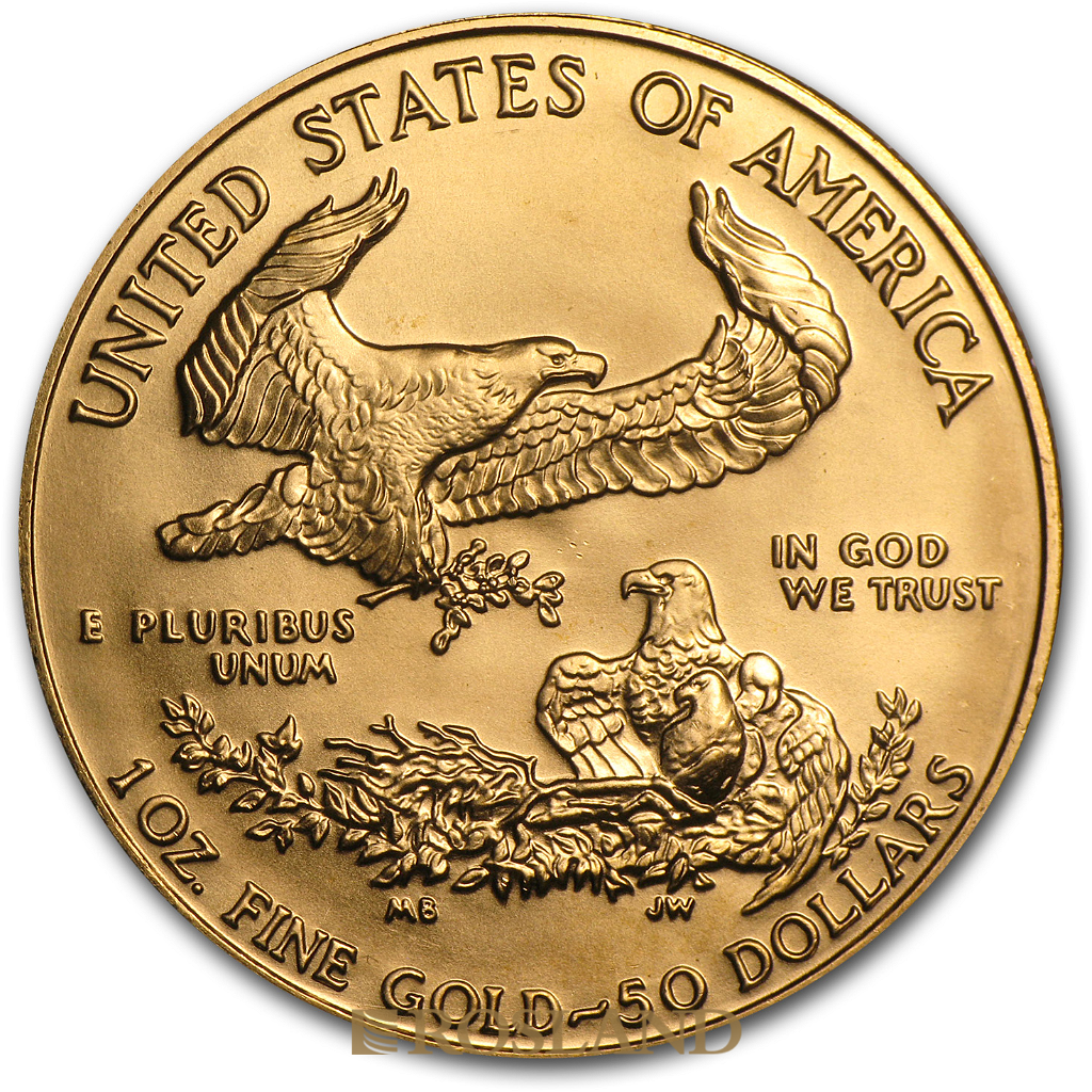 1 Unze Goldmünze American Eagle 1987 (MCMLXXXVII)