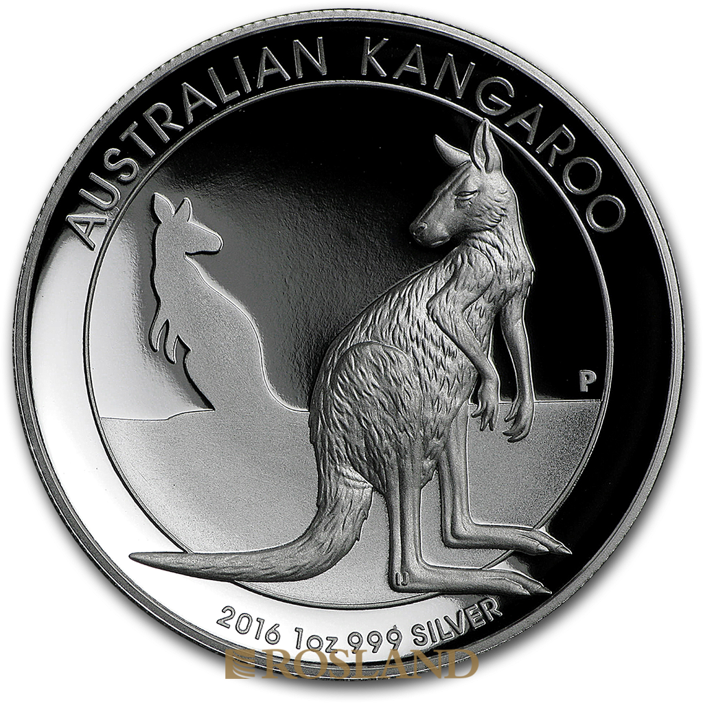 1 Unze Silbermünze Känguru 2016 PP (HR, Box, Zertifikat)