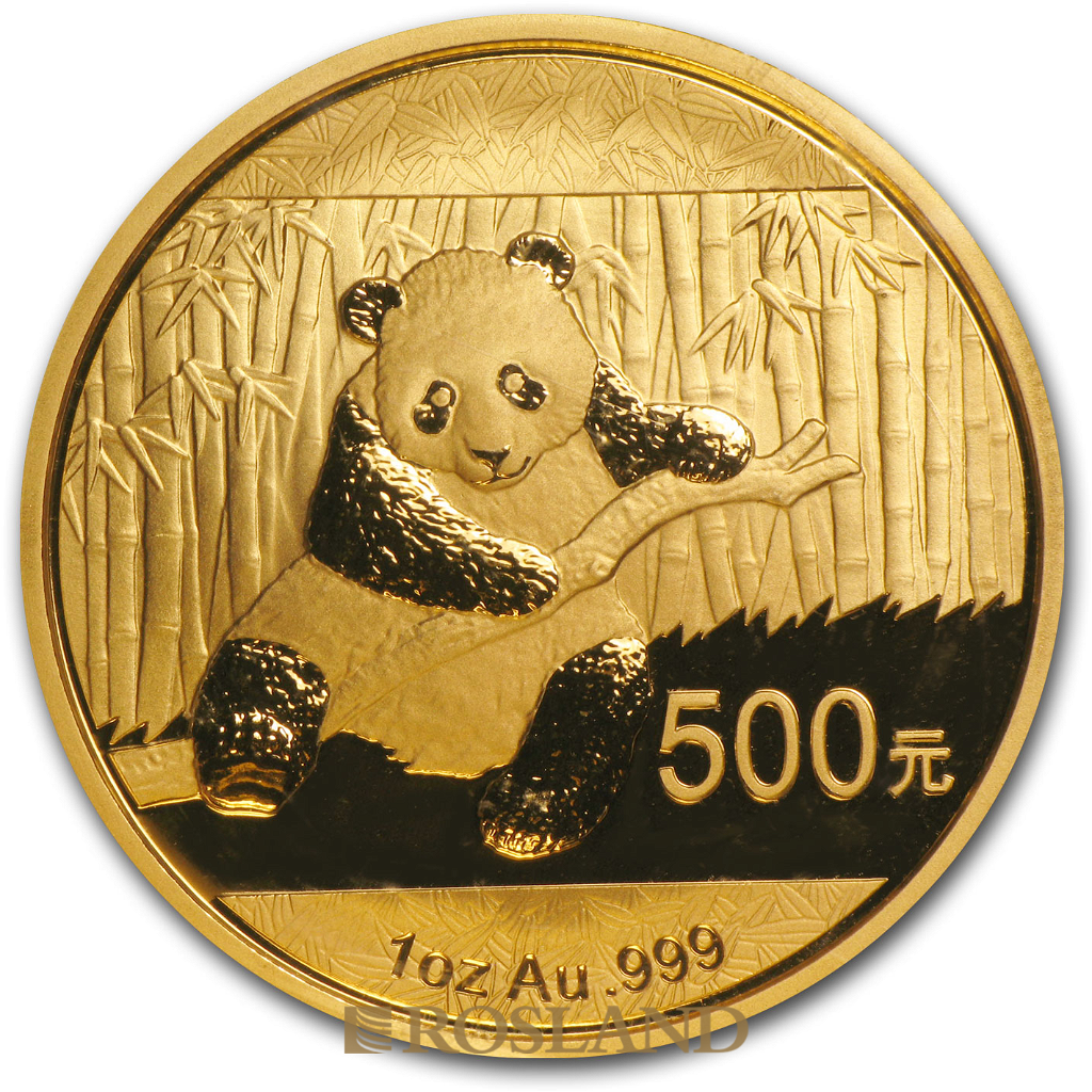 1 Unze Goldmünze China Panda 2014