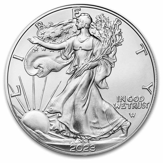 1 Unze Silbermünze American Eagle 2023 MS-70 PCGS (FirstStrike) 
