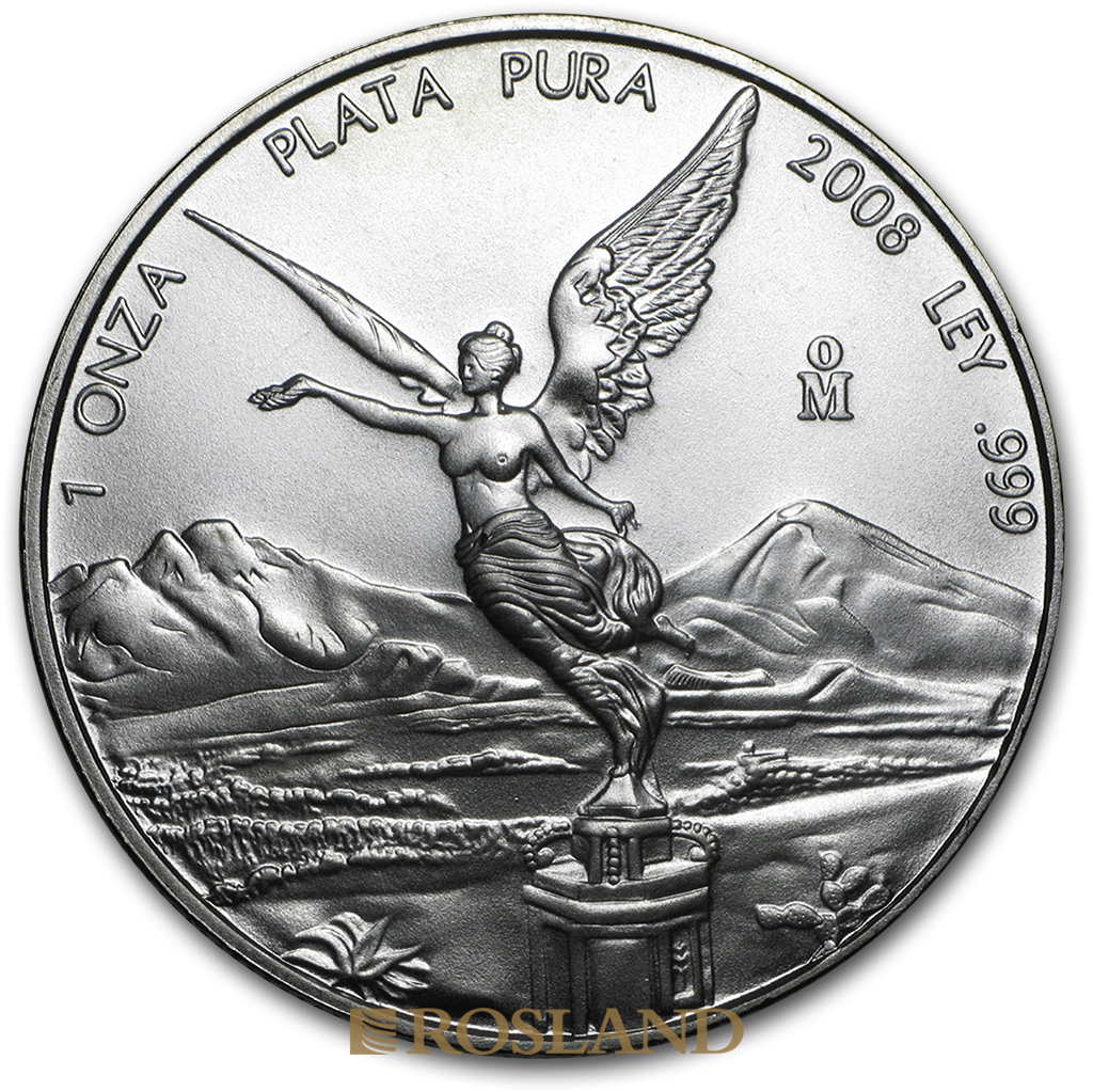 1 Unze Silbermünze Mexican Libertad 2008