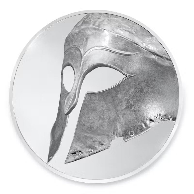 1 Kilogramm Silbermünze PAMP Britisches Museum Greek Helmet 2022 (PP, Zertifikat)