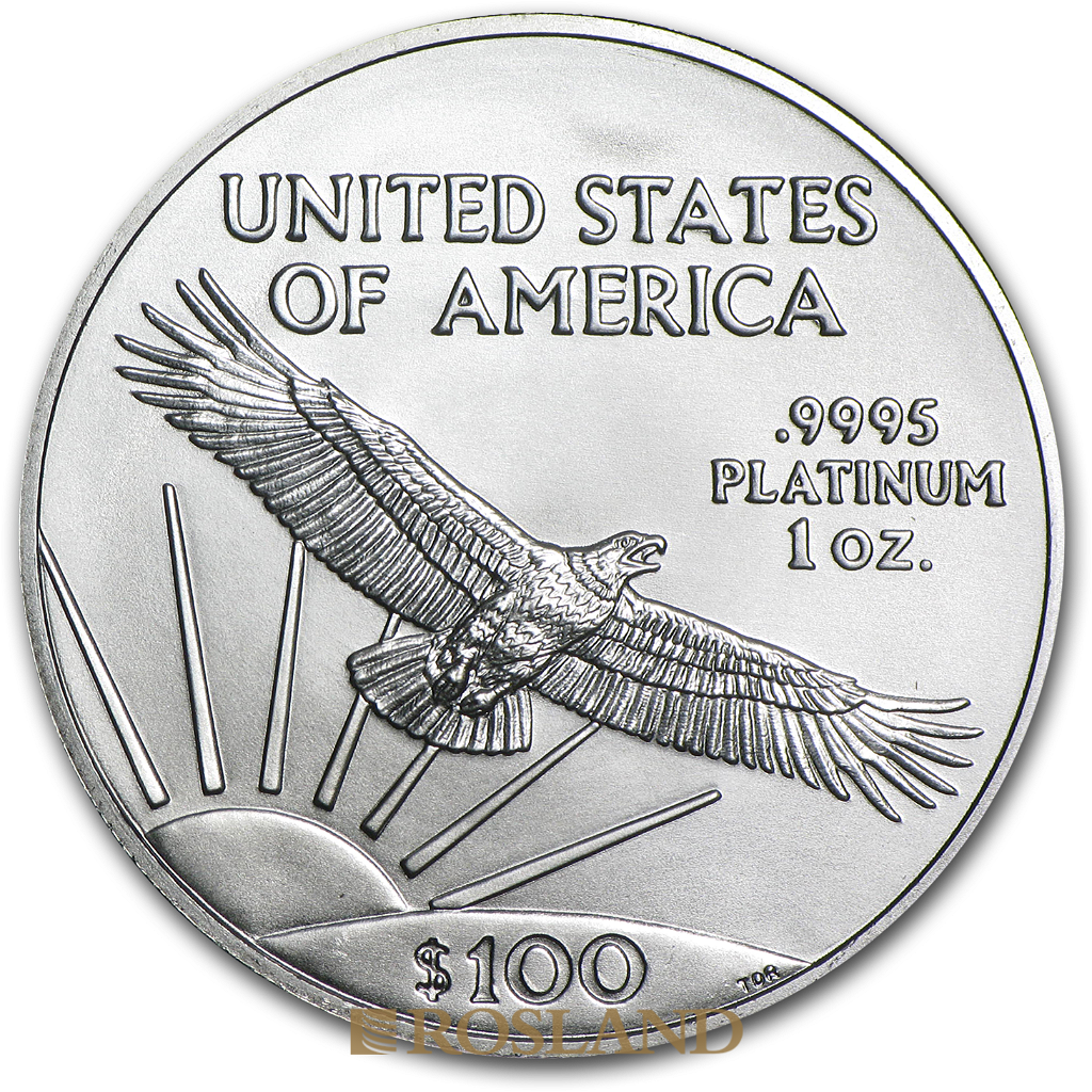 1 Unze Platinmünze American Eagle 2014