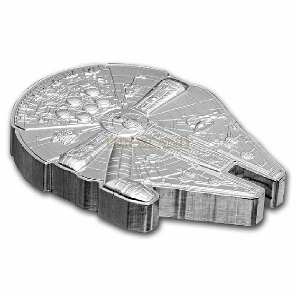 2 Unze Silbermünze Star Wars™ 2023 Star Wars Millennium Falcon Shaped
