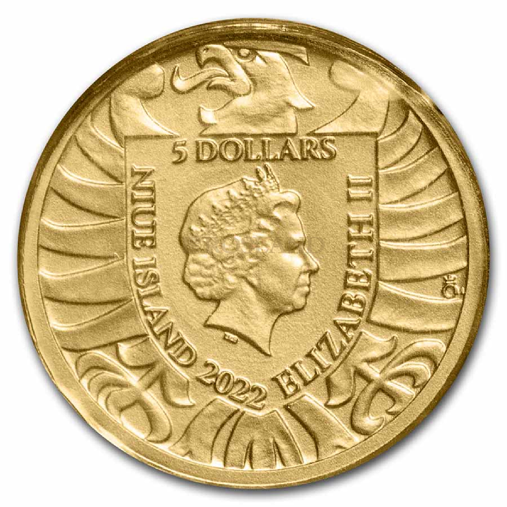 25x 0,5 Gramm Goldmünzen Tschechischer Löwe 2022